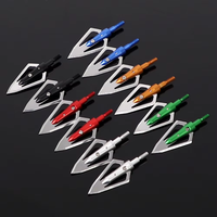 Pointes de flèches 100g-125g pour la chasse à l'arc, compatibles avec les arcs composites et les arbalètes, pointes de flèches à recul