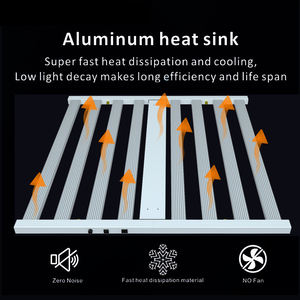 OEM Brilho Led Bar Luz <span class=keywords><strong>Mega</strong></span> Eco 400w 640w 800w 1000w 1200w Dimmable Full Spectrum Plant Crescer Led Crescer Luz para Interior - Product Image 2