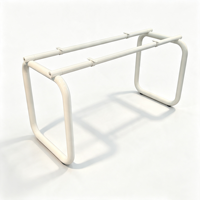Piétement de table en métal robuste avec pieds en acier pour table à manger, support de base pour mobilier de restaurant