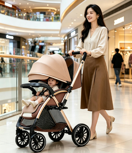 Carrito <span class=keywords><strong>de</strong></span> Bebé Plegable y Portátil JXB High Landscape con Asiento Reversible y Posición <span class=keywords><strong>para</strong></span> Sentarse y Acostarse - Product Image 1