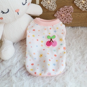 JXANRY <span class=keywords><strong>Gilet</strong></span> simple à motif de lapin et <span class=keywords><strong>petite</strong></span> fleur pour chiots et chatons, vêtements mignons pour chatons nouveau-nés, été et printemps - Product Image 6