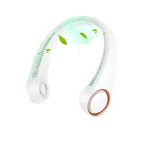 Ventilador de Cuello Portátil USB Recargable de 1200 mAh, Novedad 2025, Mini Ventilador de Carga, Enfriamiento Rápido para Exteriores, Estilo Deportivo, Manos Libres - Product Image 1