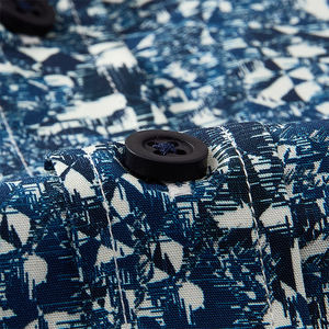 Chemise Décontractée à Manches Longues 100 % Coton pour Homme à Imprimé Numérique, Livraison Rapide pour la Saison d'Automne, Tissu Popeline OEM - Product Image 4