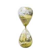 Nouvelle horloge à sable personnalisée avec paillettes, minuteur décoratif pour bureau