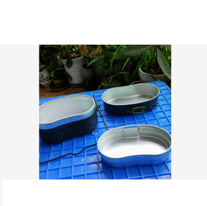 Bộ 3 Món Hộp Cơm Trưa Bằng Thiếc Siêu Nhẹ Siêu Nhẹ Cho Nam Đi Săn Cắm Trại + Nồi Hơi Nước + CHẢO RÁN - Product Image 6