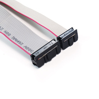 Cable Plano IDC de 6-40 Pines, Paso de 1.27/2.54 mm, AWM 2651, 28AWG, Gris, Hembra/Macho, para Sintetizador Modular Eurorack PLC