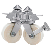 4''5''6''8''10''12'' Roulette de conteneur d'expédition Roue simple pivotante en nylon MC robuste pour roues de conteneur marin