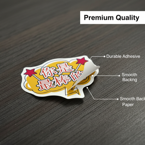Personalized decorative self-adhesive printed cartoon waterproof die-cut car vinyl stickers custom logo stickers - Product Image 4