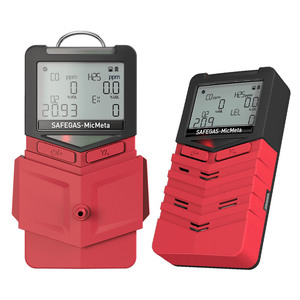 Détecteur de gaz Safegas 6 en 1 O2 H2S CO LEL CO2 Multi-Détecteur Portable Rouge pour Usage Industriel - Product Image 5