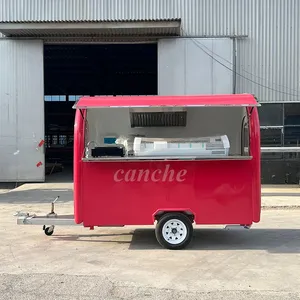 Carrito de Comida Móvil Popular en la UE para Venta de Palomitas, Postres, Hot Dogs y Otros Snacks - Product Image 6