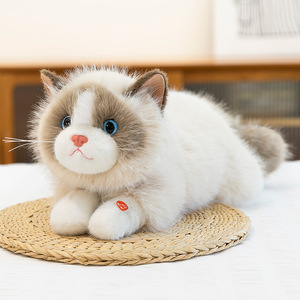 Muñeco de Gato de Peluche de Simulación con Relleno de Algodón PP Súper Suave, Puede Ladrar, Lindo Gatito de Peluche de 31-50cm, Regalo para Niñas, ODM - Product Image 4