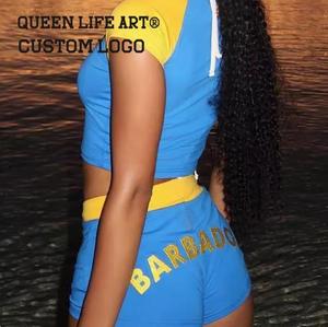 Fabricants de vêtements personnalisés <span class=keywords><strong>2024</strong></span> <span class=keywords><strong>Football</strong></span> Cheer Shorts pour femmes respirant OEM pays chaud impression nœud bouton fleur fourrure - Product Image 3