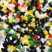50, 100 ou 500 pièces – Clips de fixation universels en plastique pour pare-chocs, garnitures intérieures et panneaux de porte de voiture