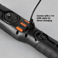 Lampe d'inspection LED rechargeable avec support pliable et base magnétique – Économique pour l'atelier