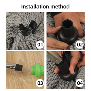 2023 chaud ménage torsion microfibre vadrouilles fournitures de <span class=keywords><strong>nettoyage</strong></span> main libre Spin eau rotatif paresseux pour le <span class=keywords><strong>nettoyage</strong></span> des sols - Product Image 4