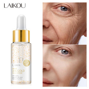 LAIKOU เซรั่มบำรุงผิวหน้าสูตรใหม่ 17 มล. เซรั่มลดเลือนริ้วรอย ผิวขาวกระจ่างใส สูตรเกาหลีผสมทองคำ 24k - Product Image 4