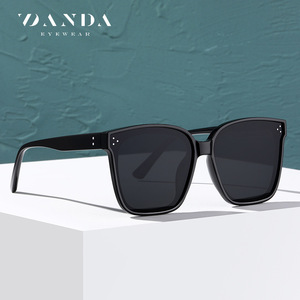 Zanda Square <b>Frame</b> Sunglasses 2233 Black Unisex UV400 Polarized <b>Large</b> <b>Frame</b> Fashion Travel Outfits - Product Image 2