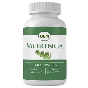OEM Natural Herbal Supplements Improve digestion Moringa Oleifera Capsules