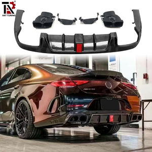<span class=keywords><strong>Spoiler</strong></span> Posteriore in Fibra di Carbonio Stile B con Luce Freno per <span class=keywords><strong>Mercedes</strong></span> CLS-Class W257 - Product Image 3