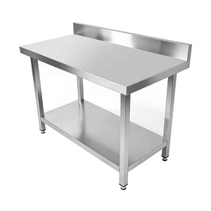 Tavolo da Lavoro Rimovibile in Acciaio Inox 201/304 per Hotel, Ristoranti, Panetterie, <span class=keywords><strong>Piano</strong></span> <span class=keywords><strong>di</strong></span> Lavoro in Metallo per Cucina da Esterno - Product Image 1