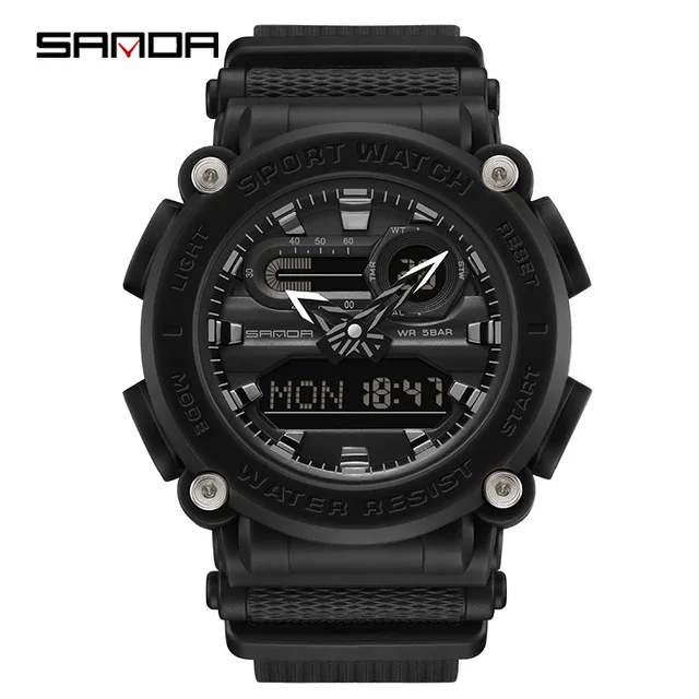 趣味・スポーツ・実用 Watch & accessory super collection SANDA 3139 Outdoor Sports Watch - Waterproof & Multi-Time Zone