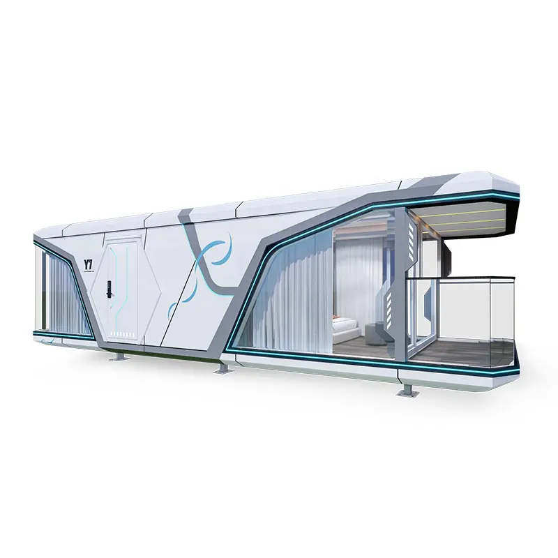Modern Movable Container Home Space Starship Capsule House Mobile Cabin Hotel Villa