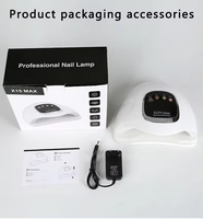 Lampe à ongles électrique X15max avec prise EU en plastique, source de lumière rouge UV/LED 6W, pour la thérapie automatique des ongles, vente en gros