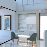 Étagères de Pharmacie Modernes Personnalisées avec Éclairage LED et Paniers Suspendus Éclairage LED - Mobilier de Magasin de Détail Personnalisable Écologique
