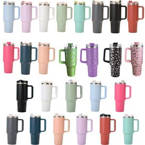New Second-generation 40oz Stainless Steel Ice King <b>Cup</b> with <b>Straw</b>, Portable Car <b>Cup</b>, Large Capacity Insulated Hot and Cold <b>Cup</b> - Product Image 3