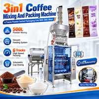 Machine d'emballage multi-voies 6 pistes pour sachets de poudre de café moulu instantané 3 en 1 (épices, thé, protéines, lait, nutrition)