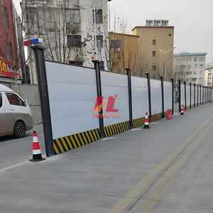 Paneles de valla de construcción de acero de color innovador Estructura de acero de construcción para seguridad del sitio y aplicaciones de red Valla de acero - Product Image 1