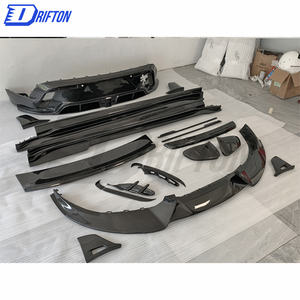 Diffuseur de pare-chocs arrière en fibre de carbone sec de style MSY pour Porsche Taycan Turbo Bodykit - Product Image 5