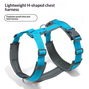 Coleira de Cão de Nylon de Alta Qualidade e Luxo, Formato Y, Confortável, Com Alça Macia, Refletiva e Estilosa - Product Image 1