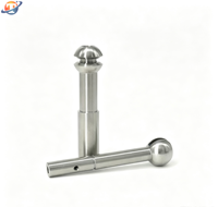 Goupille de verrouillage à bille en acier inoxydable de précision CNC personnalisée, goupille de verrouillage rapide robuste OEM pour machines industrielles