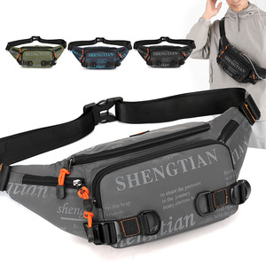 Shengtian Chest Bag Nylon Multifunctional Outdoor Sports Waist Bag For Men Women Casual Street Use - Product Image 2