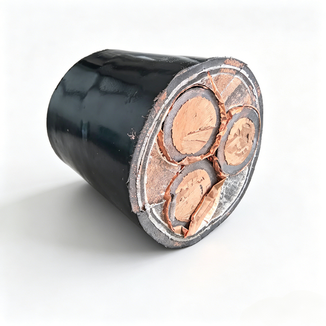 YJV Low Voltage Armored Underground Power Cable XLPE Insulation PVC Jacket Copper Conductor 0.6/1kV Rated Voltage Customizable