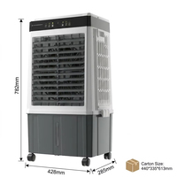 Ventilateur Rafraîchisseur d'Air Empilable JH-300Y 21L – Économisez sur les Frais de Transport – Certifié ETL GS – Ventilateur d'Eau Portable avec Télécommande – OEM ODM