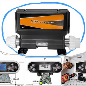 Clorador electrónico automático 2 en 1 para <span class=keywords><strong>limpiador</strong></span> y filtro <span class=keywords><strong>de</strong></span> piscinas <span class=keywords><strong>de</strong></span> <span class=keywords><strong>agua</strong></span> y sal - Product Image 4