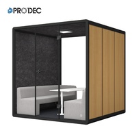 Modern Modular Furniture Mudah merakit dilepas kantor telepon Booth Fashion kebisingan isolasi kabin kedap suara hening kantor Pod