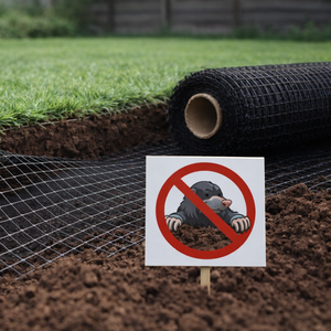 Filet <span class=keywords><strong>anti</strong></span>-taupes en plastique PP noir, maille plastique extrudée pour <span class=keywords><strong>gazon</strong></span>, <span class=keywords><strong>anti</strong></span>-moisissure - Product Image 4