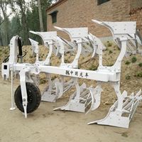Arado de tres surcos Deep Tillage Pioneer, con motor diésel, reversibles, de profundidad ajustable, con molduras de profundidad ajustables y rodamientos de engranajes para arado.