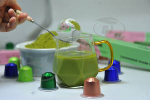 Matcha Ceremonial en Polvo, Matcha de Origen, Cápsulas de Matcha al por Mayor, Polvo de Té Verde Longjing, Vainas de <span class=keywords><strong>Cacao</strong></span> para Bebidas Saludables - Product Image 3