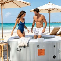 Grande baignoire gonflable imperméable, baignoire pliable portable, baignoire gonflable pour spa intérieur et extérieur, pour la maison et l'hôtel