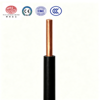 Câble électrique aérien basse tension 450V 1*1.5 mm en cuivre pur, isolé LSZH, ignifuge, série BV, vente en gros usine