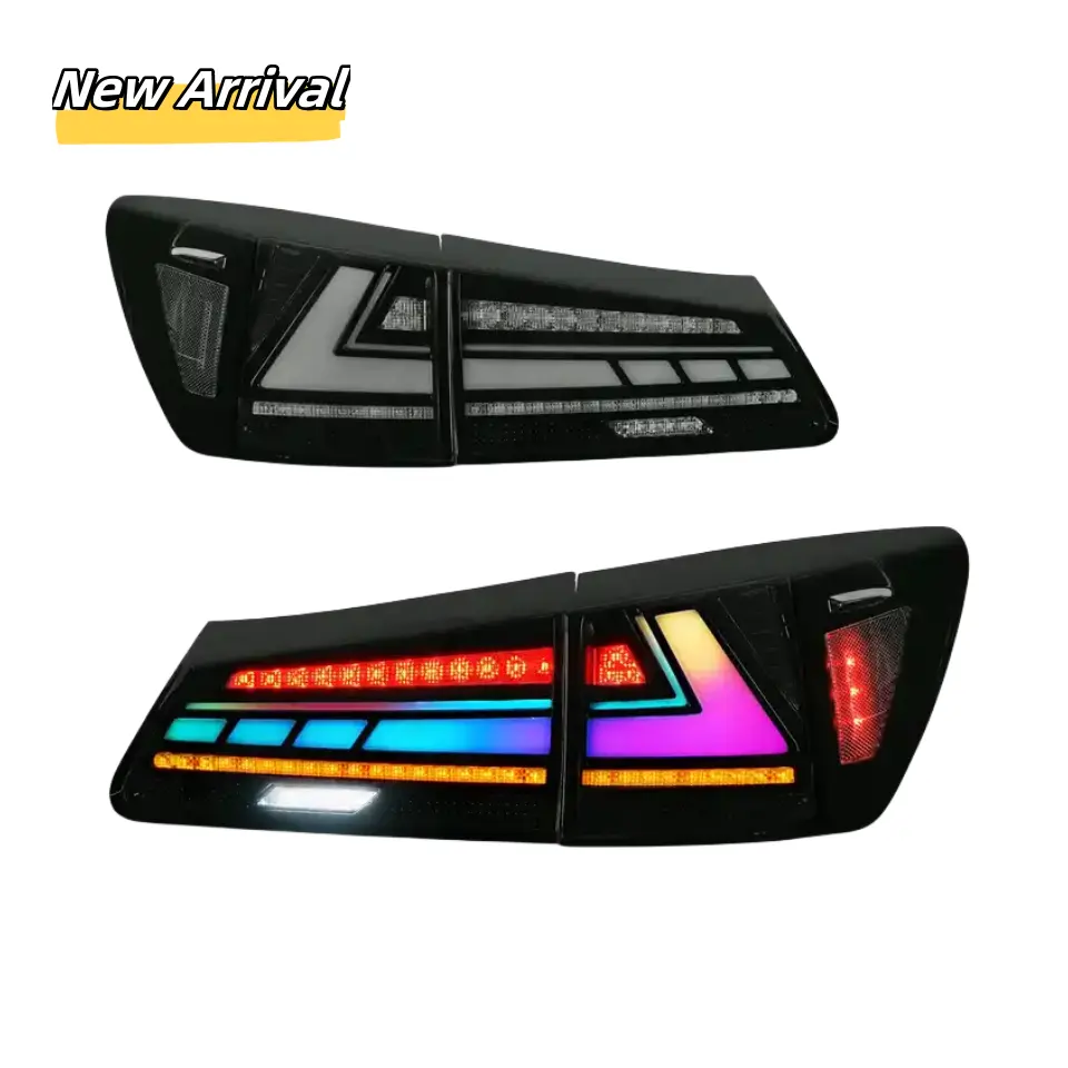 MRD For Lexus IS250 IS300 IS350 2006-2012 RGB Tail Lamp New Arrival Popular Rear Lamp Colorful Car Lights