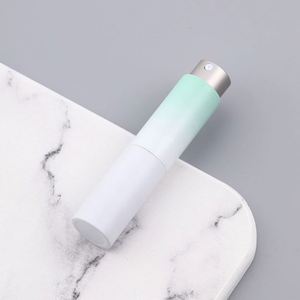Custom Printed Logo Empty 8Ml Luxury Travel Refillable Aluminum Glass Twist Gradient Color Portable <b>Pump</b> Sprayer Perfume - Product Image 3