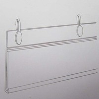 Bande adhésive suspendue XH Supermarket, écologique, rouge, 39 mm, en PVC