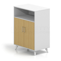 Mobilier de bureau Rangement de fichiers Bureau en bois moderne Fond de bureau Bibliothèque avec étagère