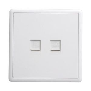 Cat6 Cat7 <b>Wall</b> Plate 86 Type Network Computer TV Telephone Socket <b>Panel</b> Modular Gigabit Broadband Adaptable Easy Install - Product Image 5