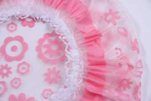 Bonnet de douche en Satin rose de luxe, vente en gros, imperméable et réutilisable pour femmes - Product Image 6